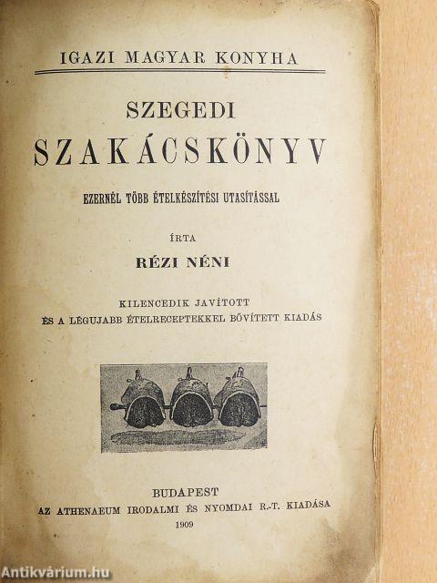 Szegedi szakácskönyv