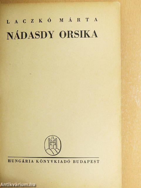 Nádasdy Orsika