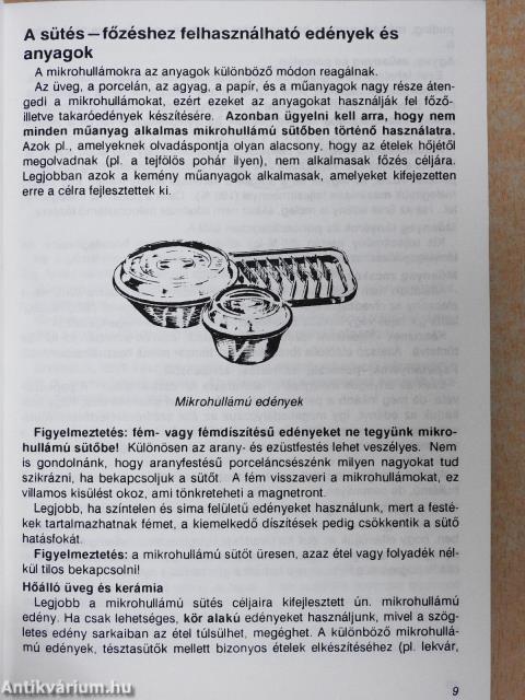 182 recept a mikrohullámú sütőhöz