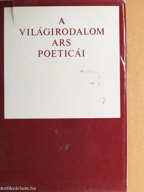 A világirodalom ars poeticái