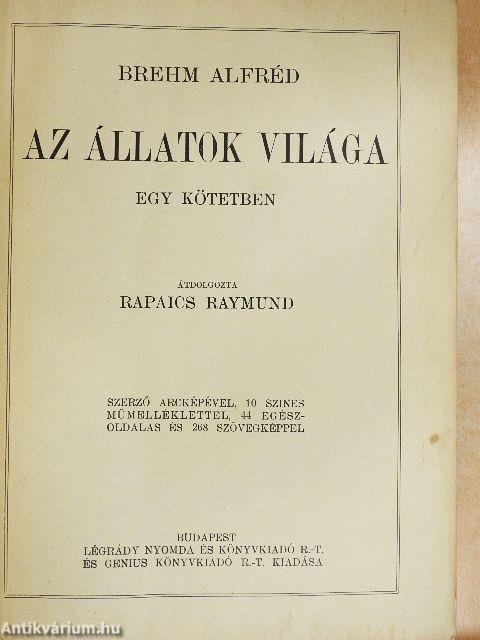 Brehm - Az állatok világa