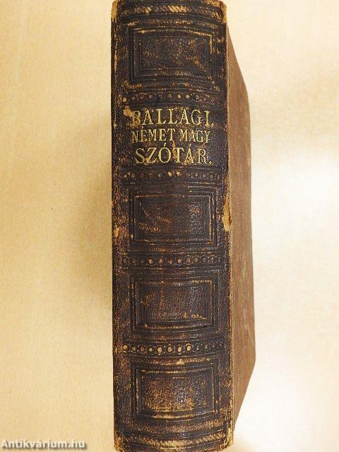 Uj teljes német és magyar szótár