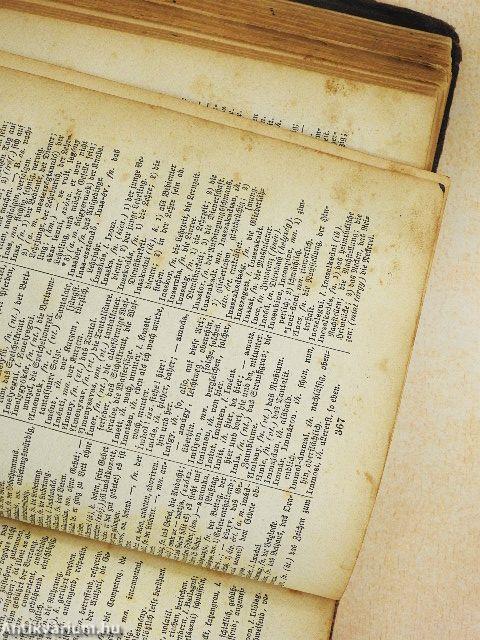 Uj teljes magyar és német szótár