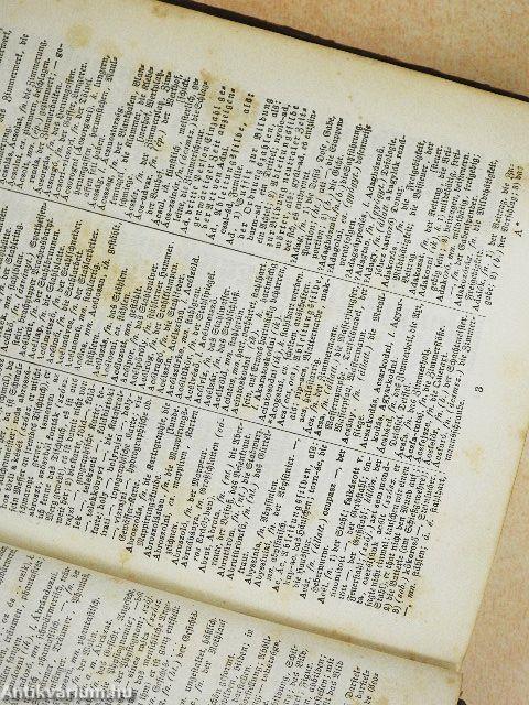 Uj teljes magyar és német szótár