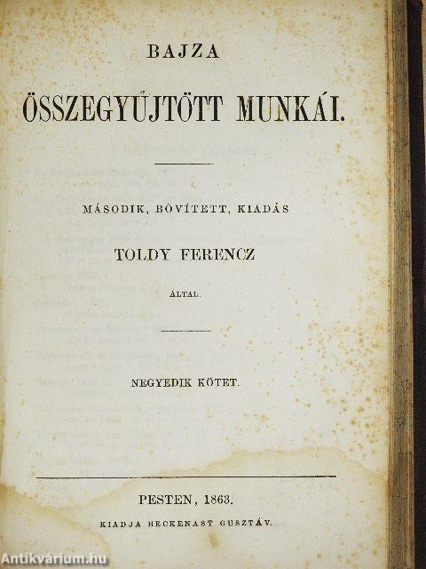 Bajza összegyűjtött munkái III-IV.