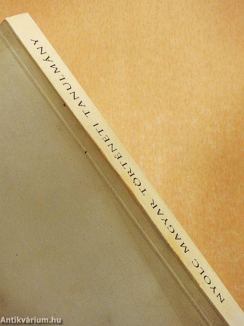 Nyolc tanulmány a XIX. századi magyar történet köréből