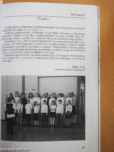 Újlak évkönyv 2006-2007