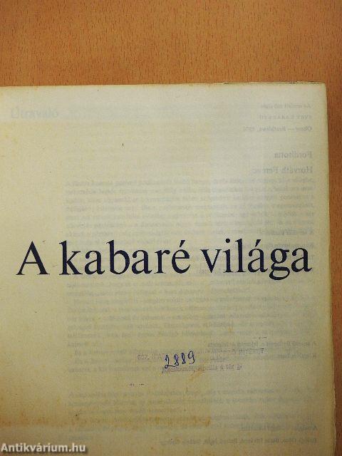 A kabaré világa