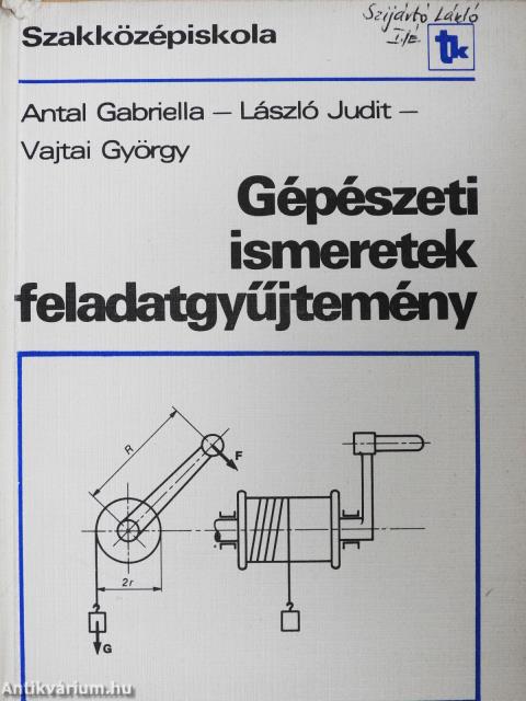 Gépészeti ismeretek feladatgyűjtemény