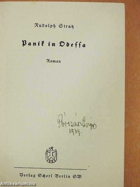 Panik in Odessa (gótbetűs)