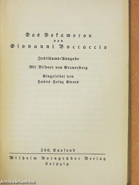 Das Dekameron (gótbetűs)