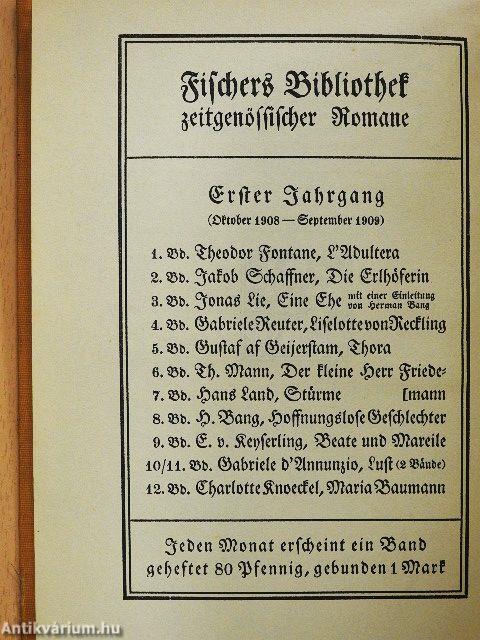 Der kleine Herr Friedemann und andere Novellen (gótbetűs)