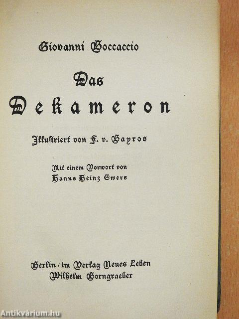 Das Dekameron (gótbetűs)