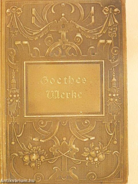 Goethes Werke 9-12. (gótbetűs)