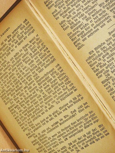 Goethes Werke 9-12. (gótbetűs)