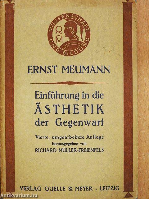 Einführung in die Ästhetik der Gegenwart (gótbetűs)