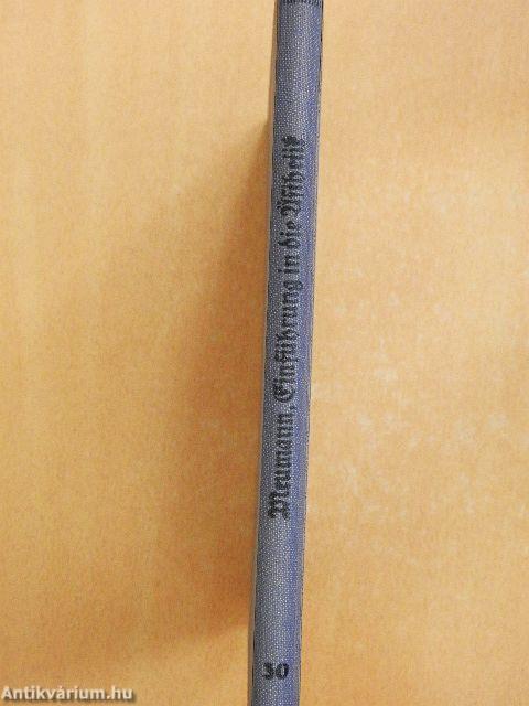 Einführung in die Ästhetik der Gegenwart (gótbetűs)