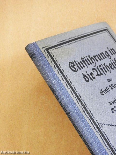 Einführung in die Ästhetik der Gegenwart (gótbetűs)