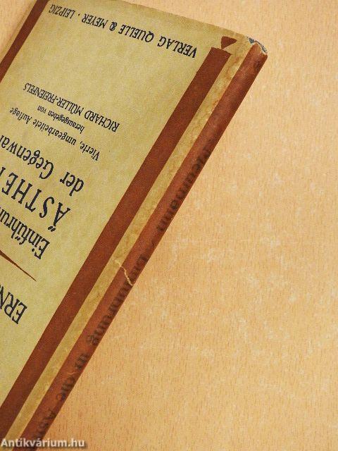 Einführung in die Ästhetik der Gegenwart (gótbetűs)