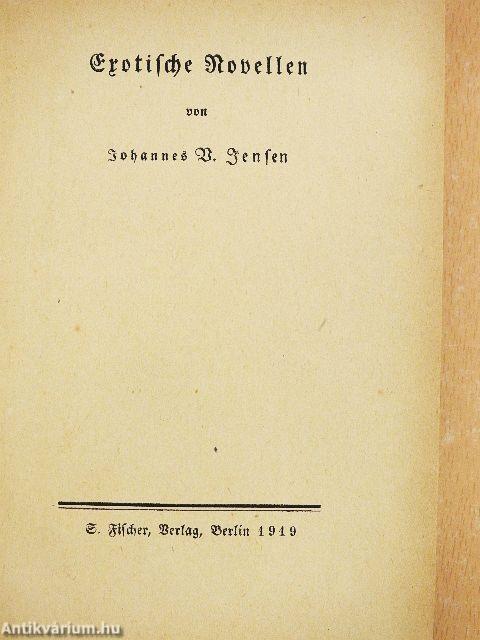 Exotische Novellen (gótbetűs)