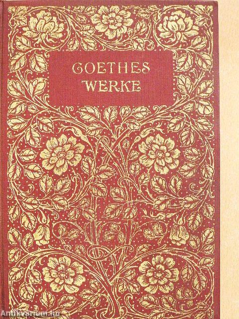 Goethes Werke 3-5. (gótbetűs) 