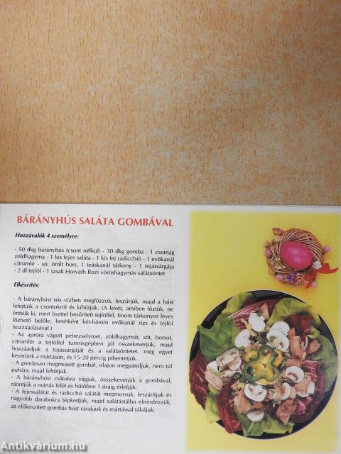 Horváth Rozi - Húsvéti receptek