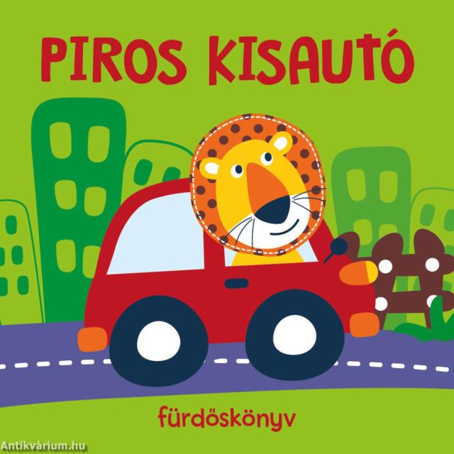 Piros kisautó - fürdőskönyv játékkal