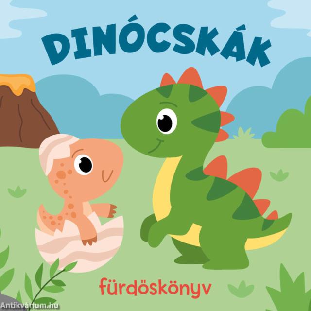 Dinócskák - fürdőskönyv játékkal