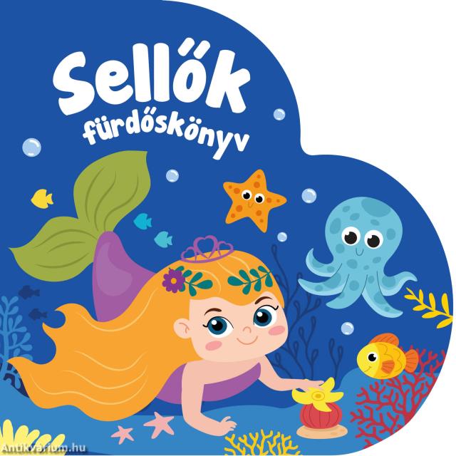 Sellők - fürdőskönyv szív alakú
