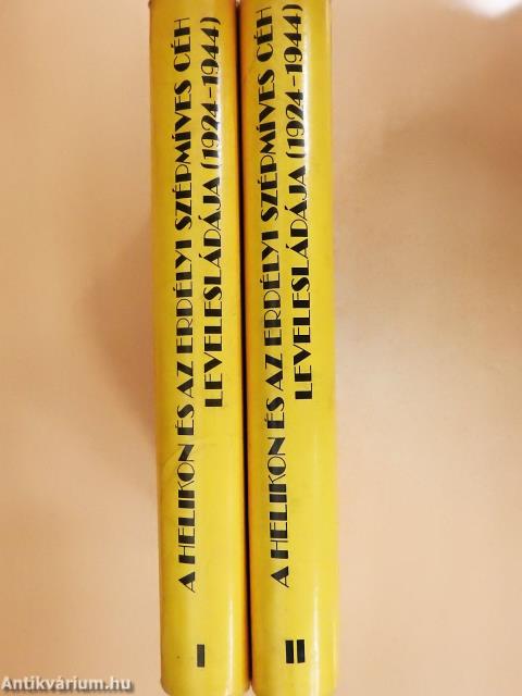 A Helikon és az Erdélyi Szépmíves Céh levelesládája I-II.