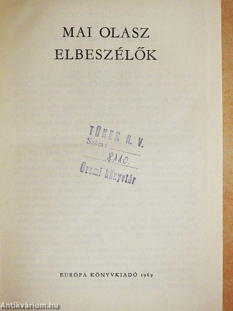 Mai olasz elbeszélők