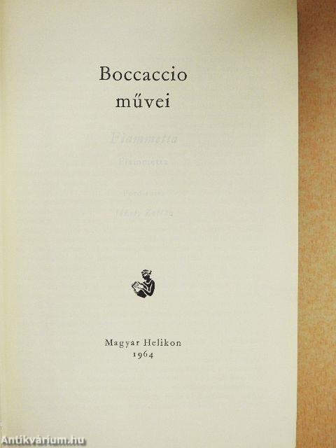 Boccaccio művei