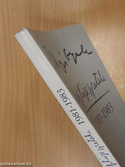 Naplójegyzetek 1981-1983