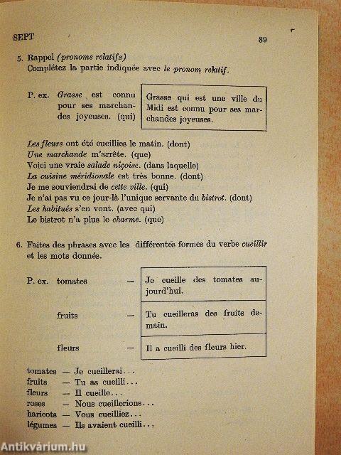 Francia nyelvkönyv 2.