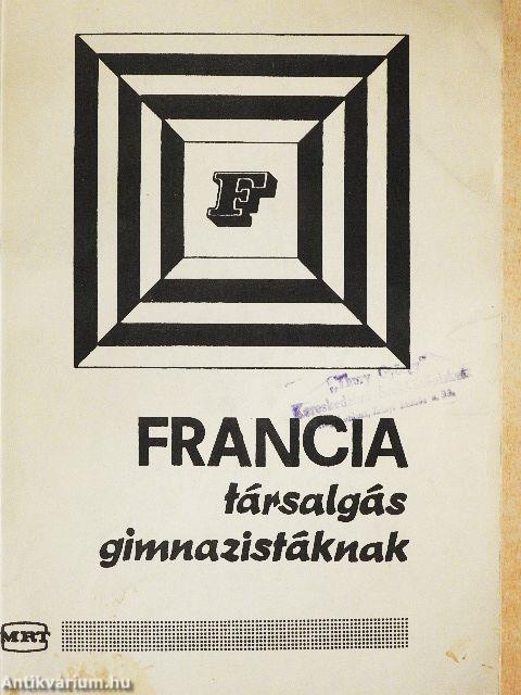 Francia társalgás gimnazistáknak