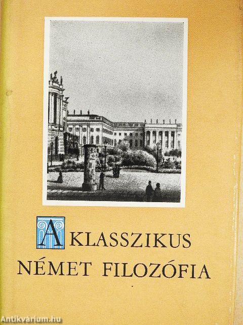 A klasszikus német filozófia