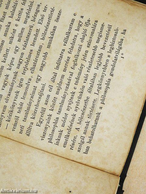 A bölcsészet története I.