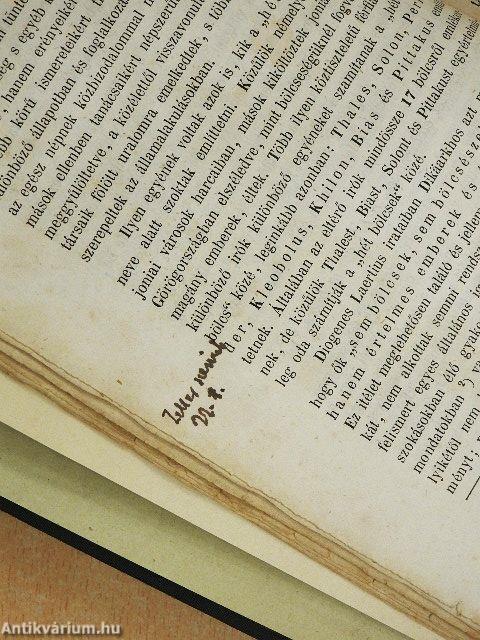 A bölcsészet története I.