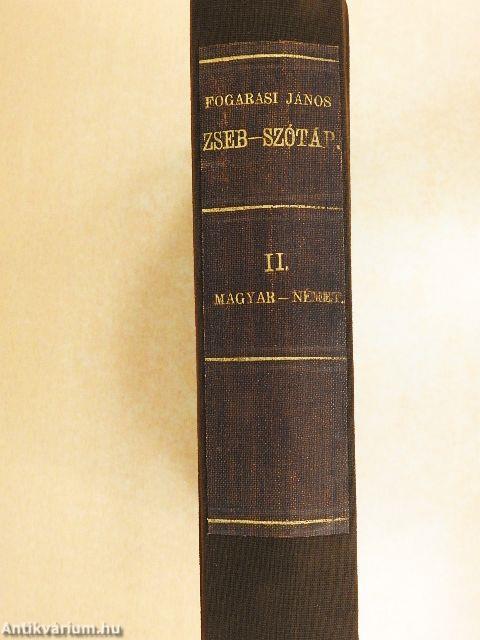 Legujabb és legteljesb német és magyar zseb-szótár