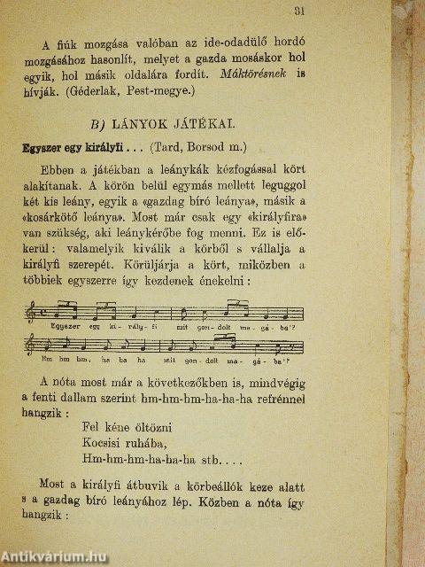 A magyar nép játékai