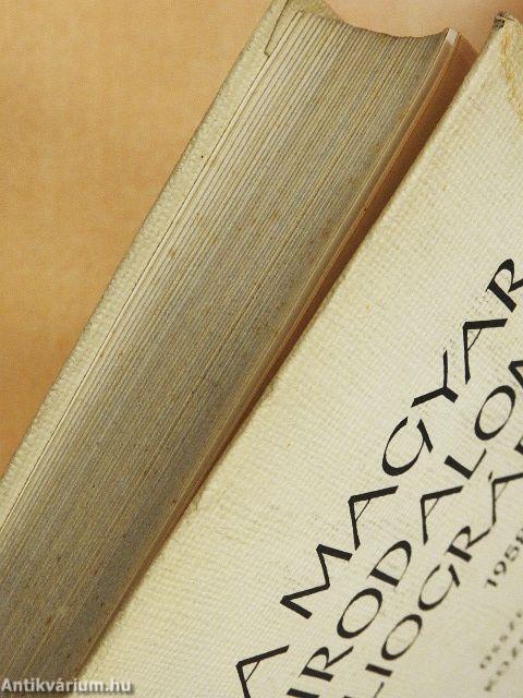 A magyar irodalom bibliográfiája 1958