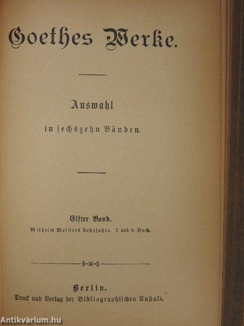 Goethes Werke 9-12. (gótbetűs)