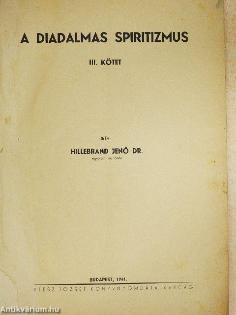 A diadalmas spiritizmus III.