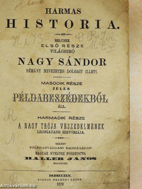 Hármas historia I-III.