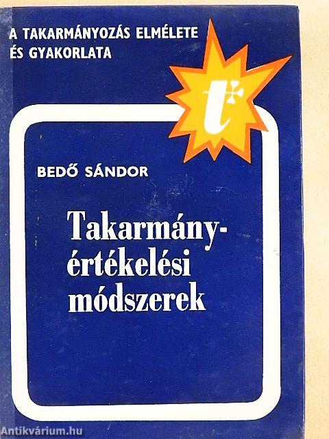 Takarmányértékelési módszerek