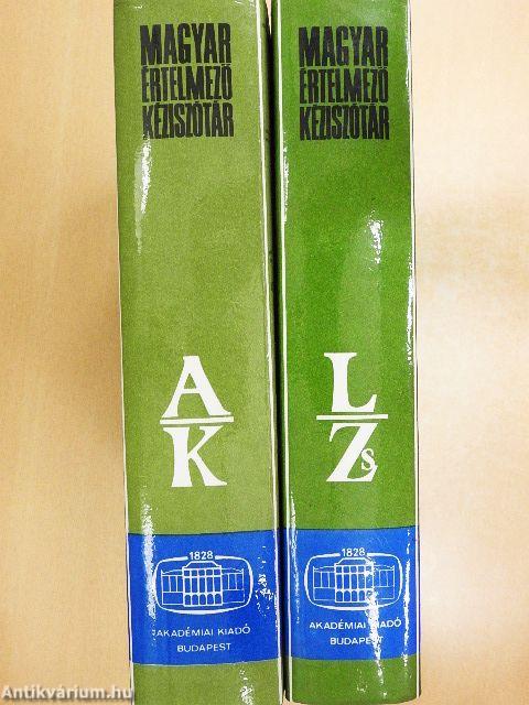 Magyar értelmező kéziszótár I-II.