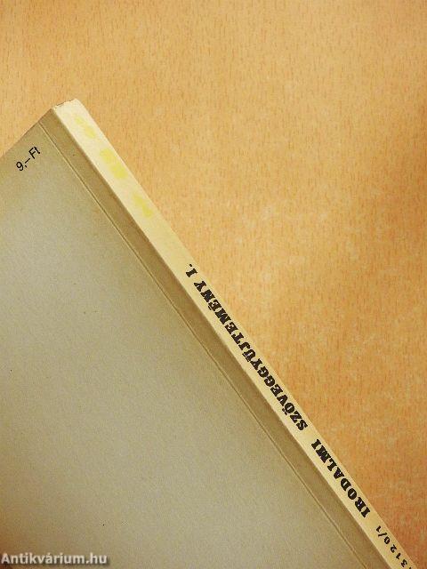 Irodalmi szöveggyűjtemény I.