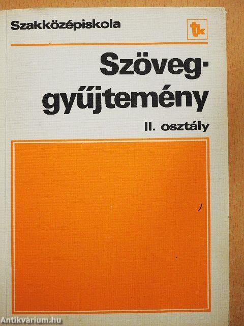 Irodalmi szöveggyűjtemény II.