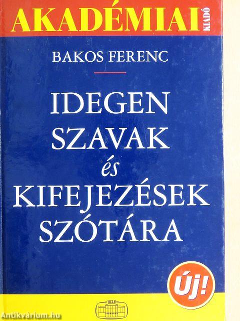 Idegen szavak és kifejezések szótára