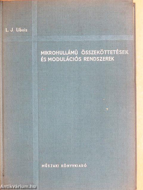 Mikrohullámú összeköttetések és modulációs rendszerek